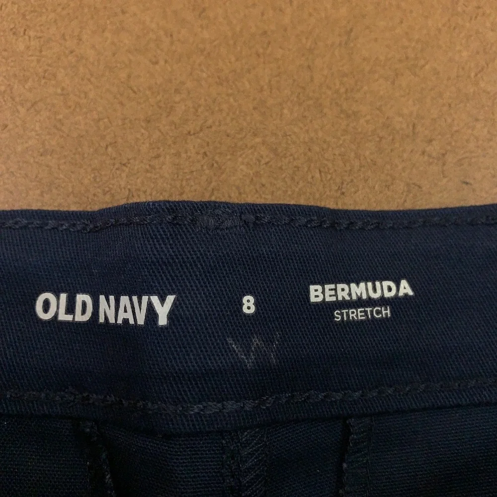 Lot of 2 Old Navy Girls Size 8 Khaki Blue School Uniform Twill Bermuda Short NWT